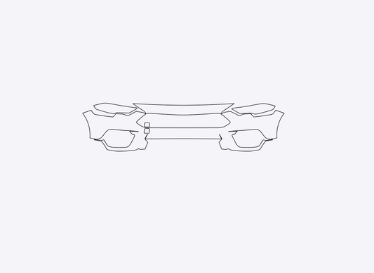 Ford Mustang Mach 1 2021-2023 Front Bumper PPF Kit