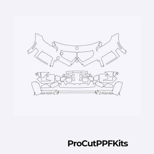 BMW M2 2023-2025 Front Bumper PPF Kit