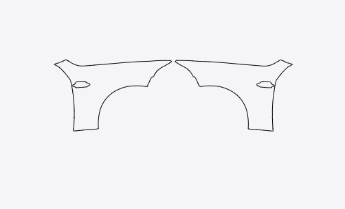 BMW M2 Comp 2019-2021 Front Fenders PPF Kit