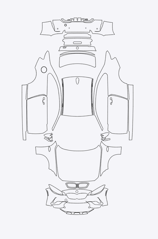 BMW M2 Comp 2019-2021 Full Car PPF Kit
